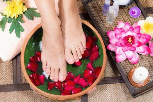 Manicure and pedicure